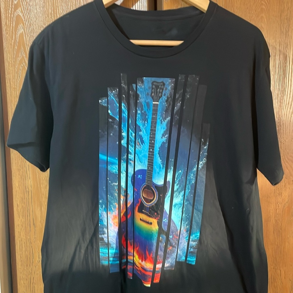3️⃣ for 1️⃣5️⃣  Guitar Print Shirt